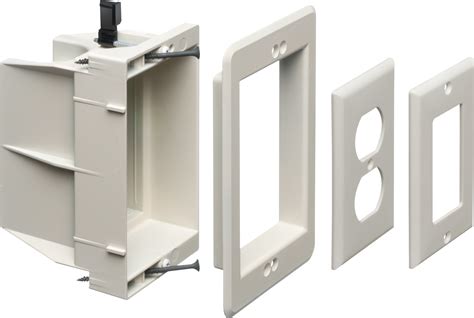 recessed metal box 1 gang|recessed outlet box.